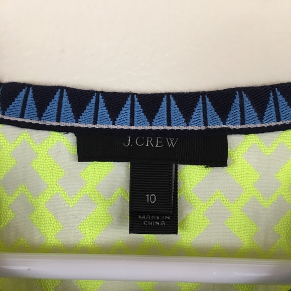 J Crew Arrow Print Shift Dress - Picture 5 of 7